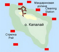   дайвинг на о-вах мабул и капалай